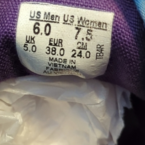 VANS Off the Wall Cosmic Space Lace Galaxy Up Sneakers Shoes Mens 6 Women's 7.5 - Picture 6 of 8